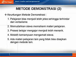 Metode Demonstrasi Dalam Pembelajaran